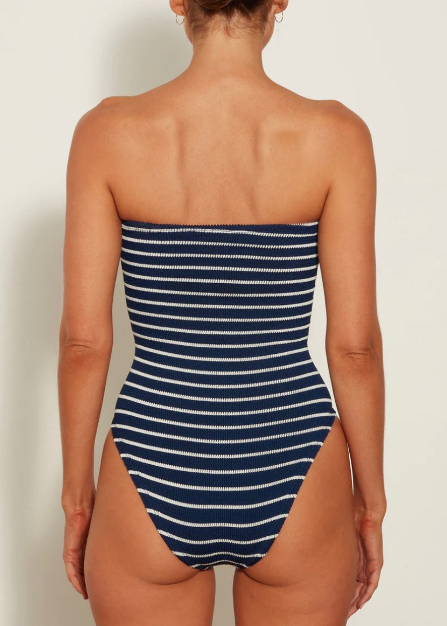 Brooke Swimsuit - Navy Stripe