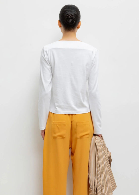 The Margo Boatneck - White
