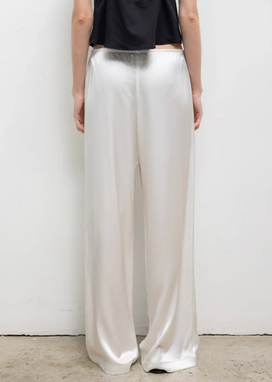 Barb Wide Leg Pant - Optic White