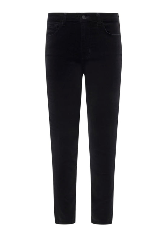 Celestia Velvet Slim-Leg Jean