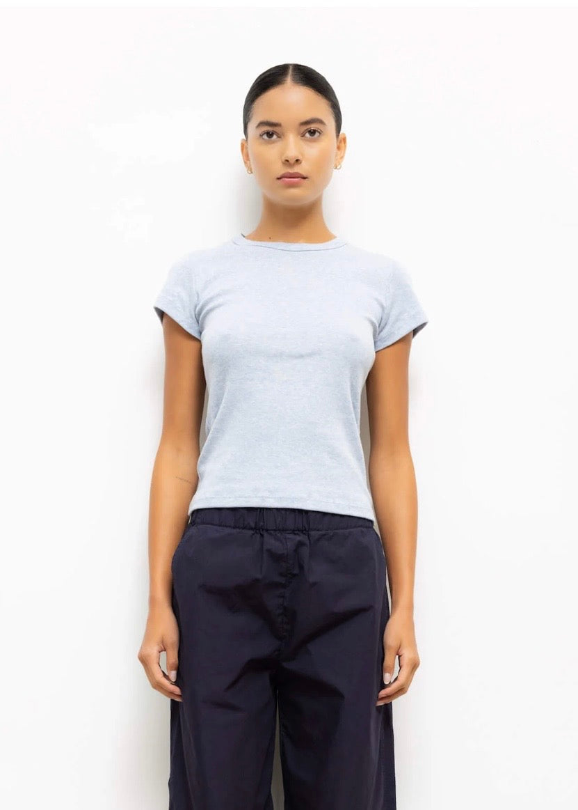 Nando Slim Fit Tee - Ciel Melange