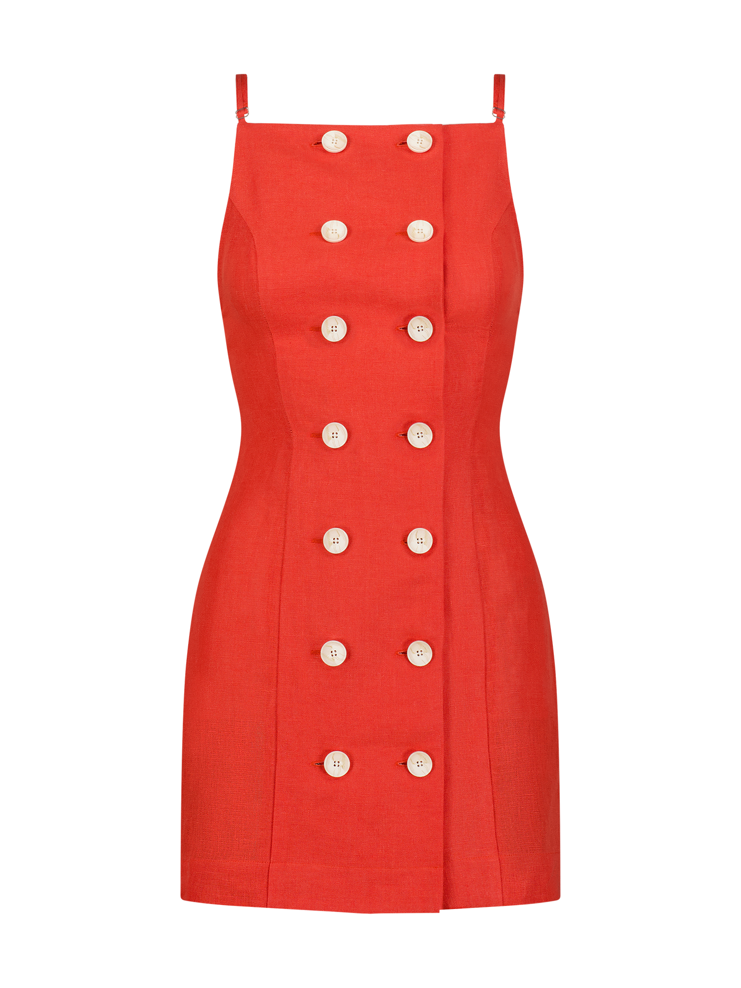 Double Breasted Tank Dress