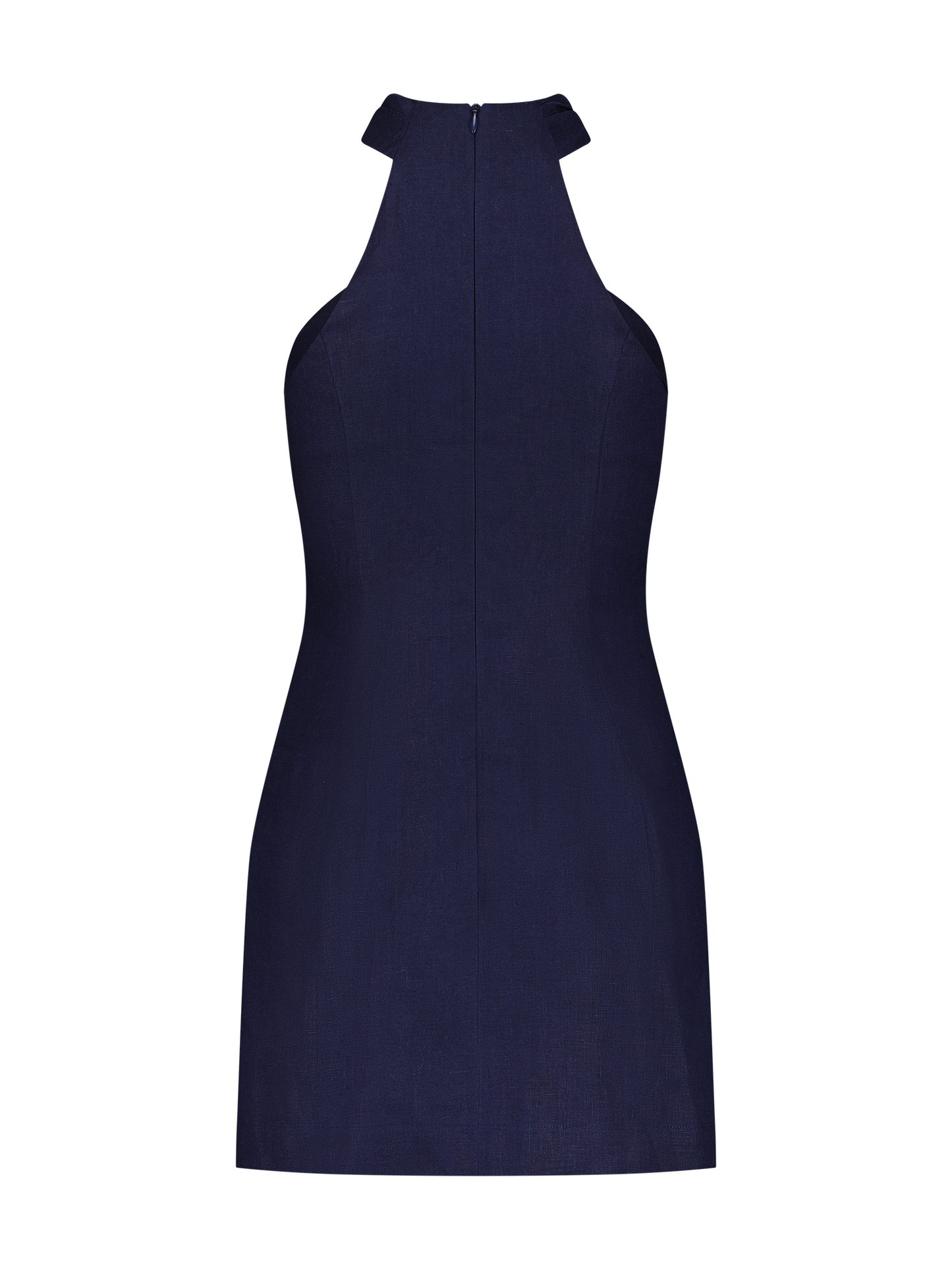 Twist Up Button Mini Dress