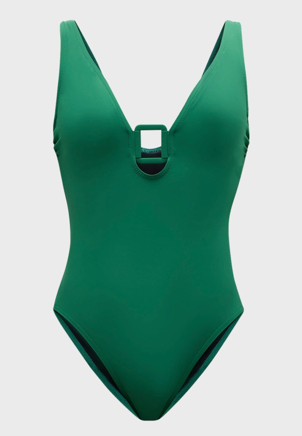 Juni V-Neck Swimsuit - Green