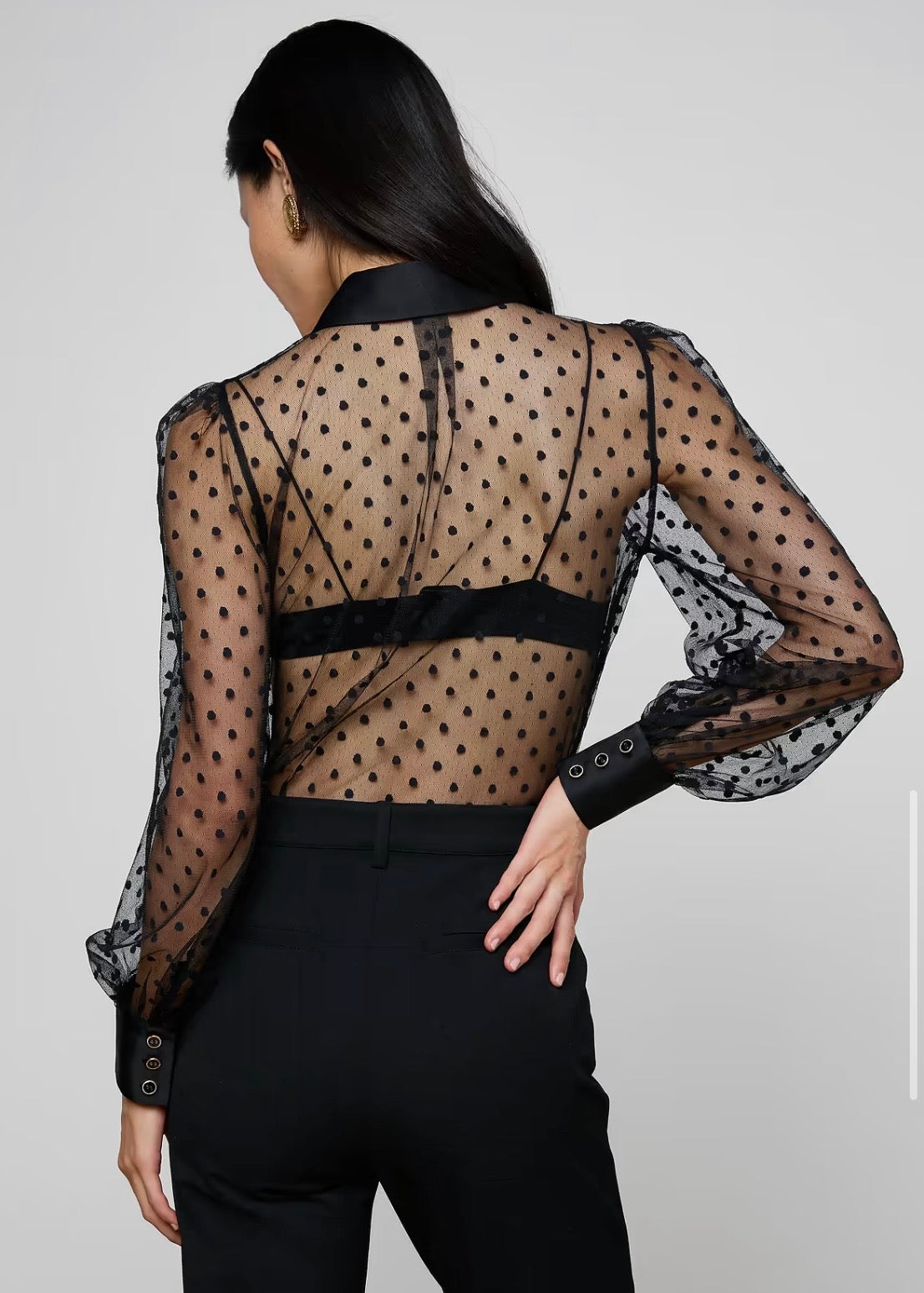 Sophie L/S Blouse - Black