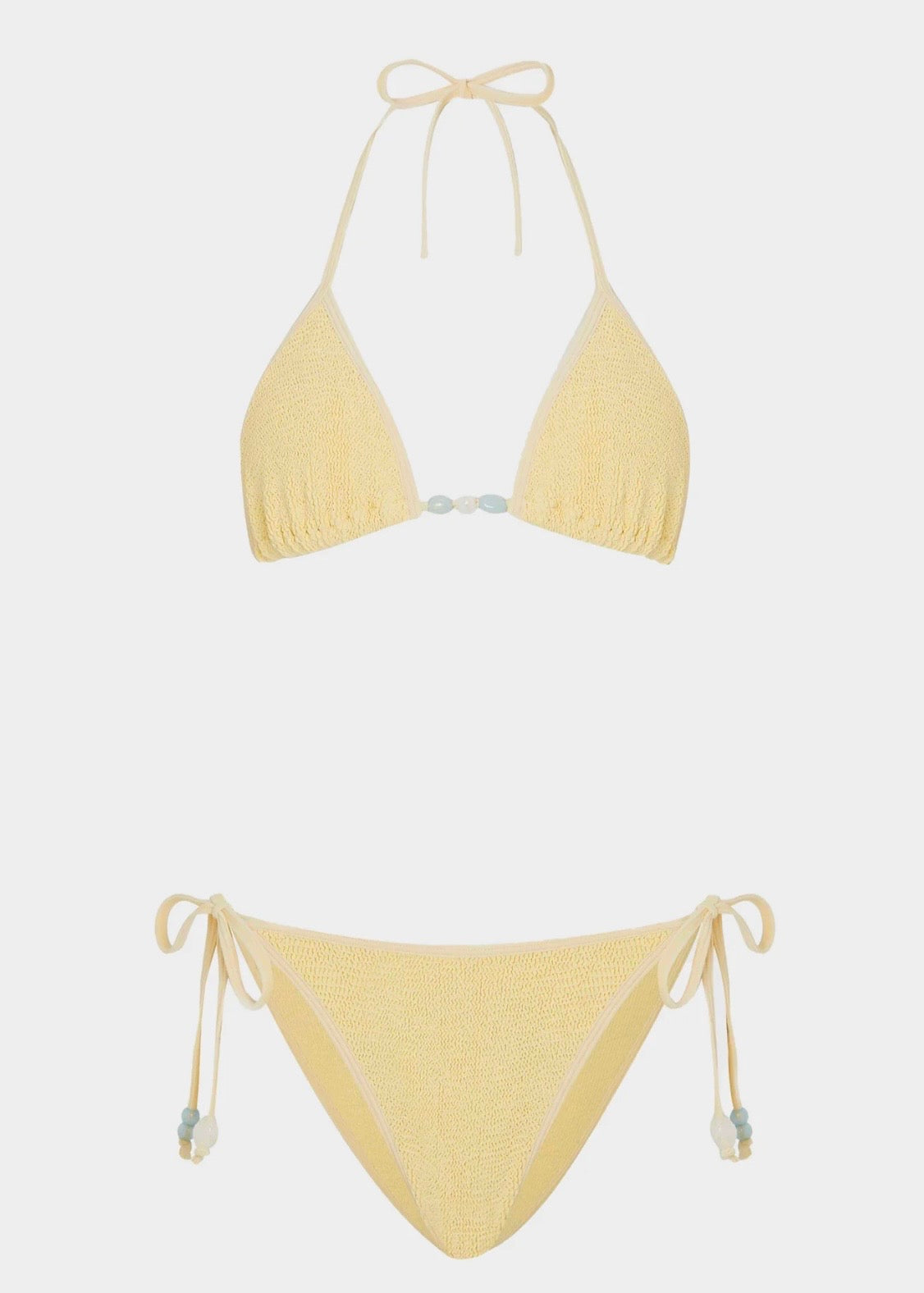 Gina Beaded Bikini - Butter