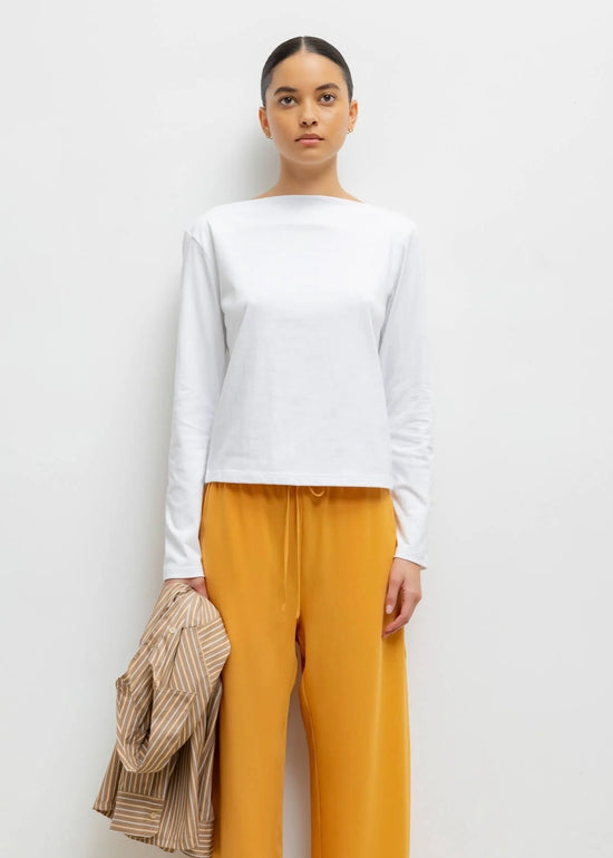 The Margo Boatneck - White
