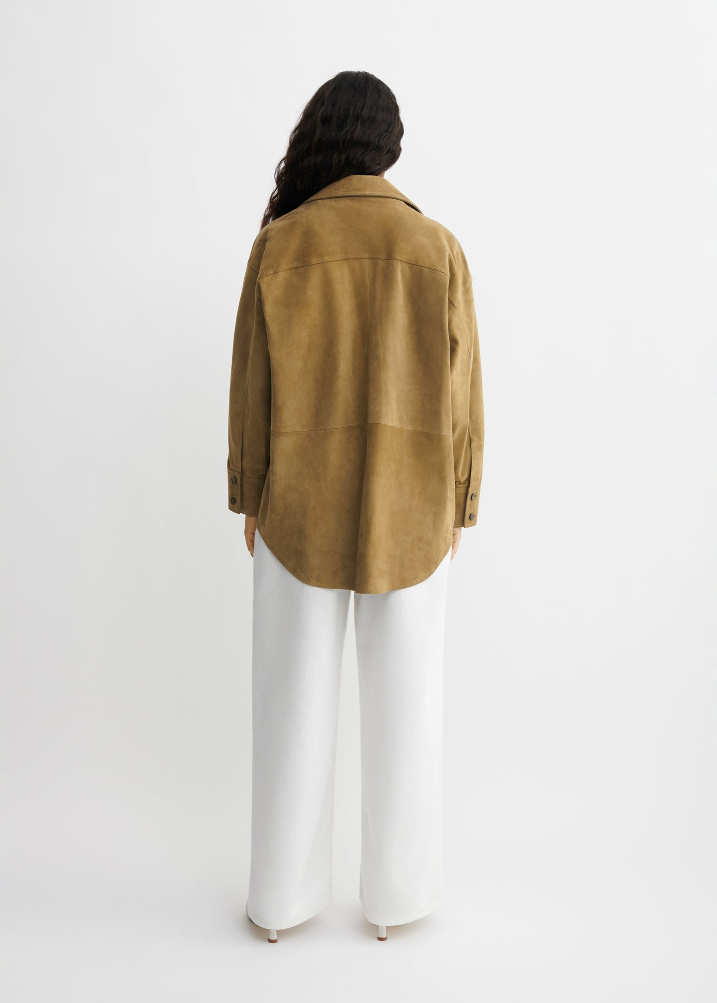 Catarine Suede Jacket - Olive