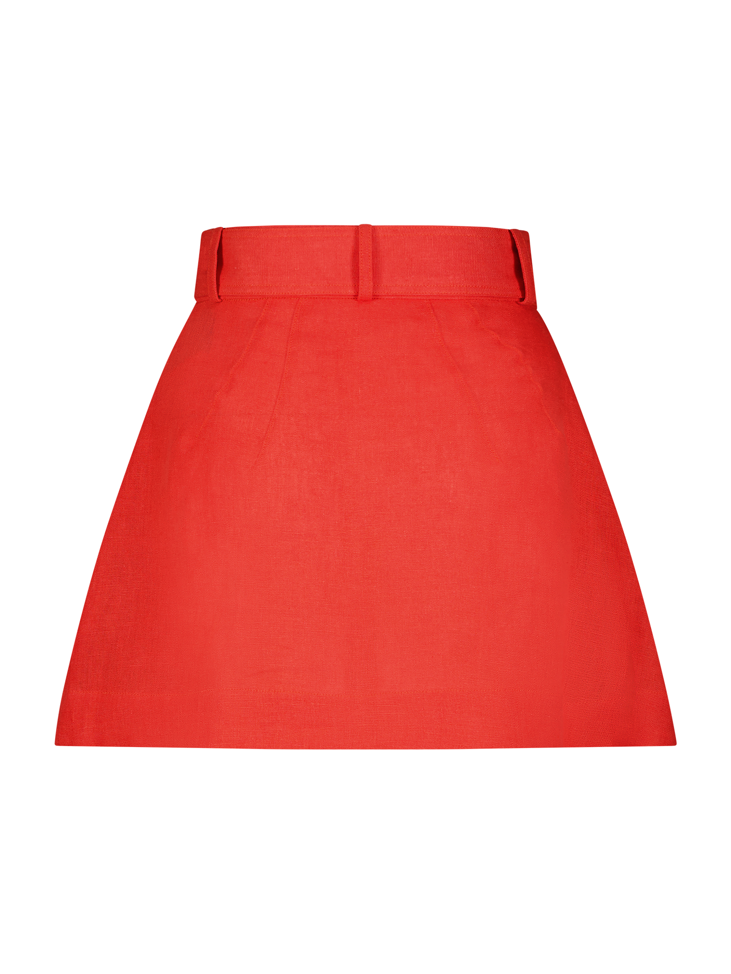 Cargo Mini Skirt - Red