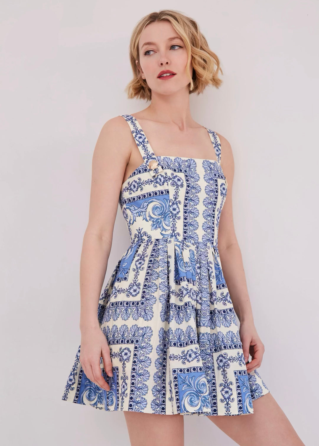 Micaela Mini Dress - Sky