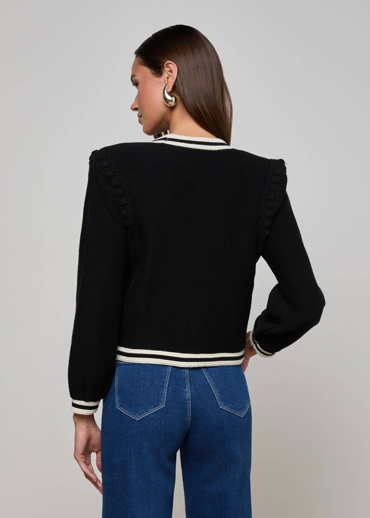 Katio Trim Cropped Cardi
