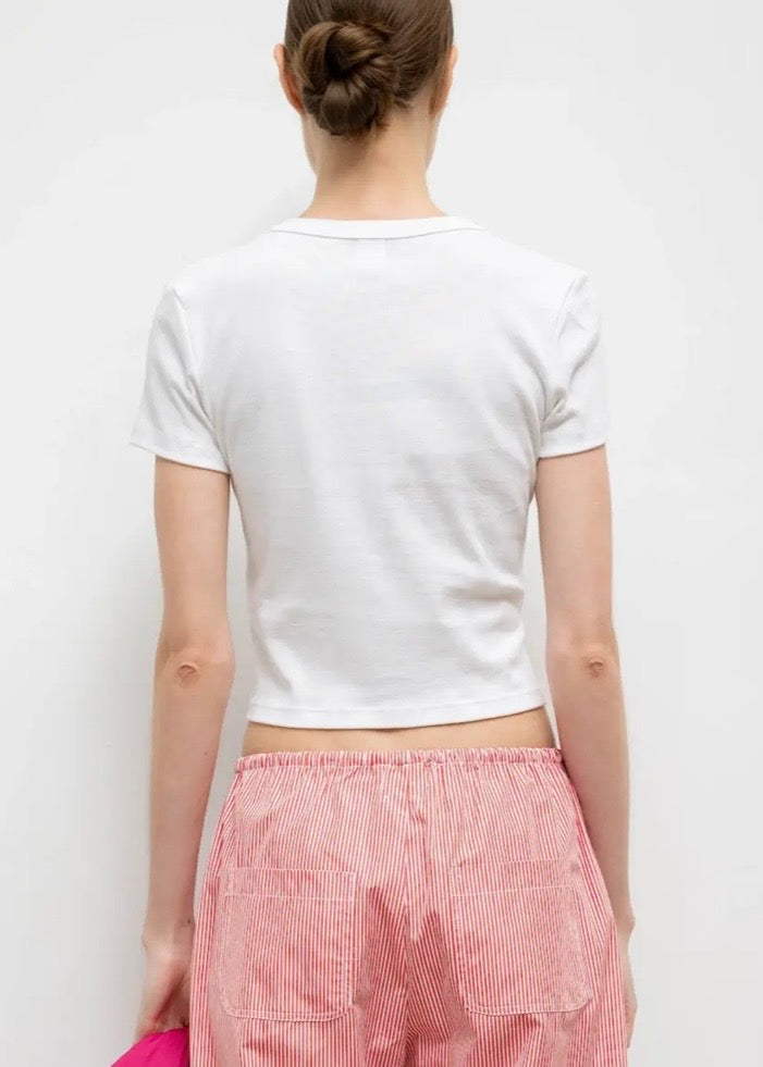 Nando Baby Tee - White