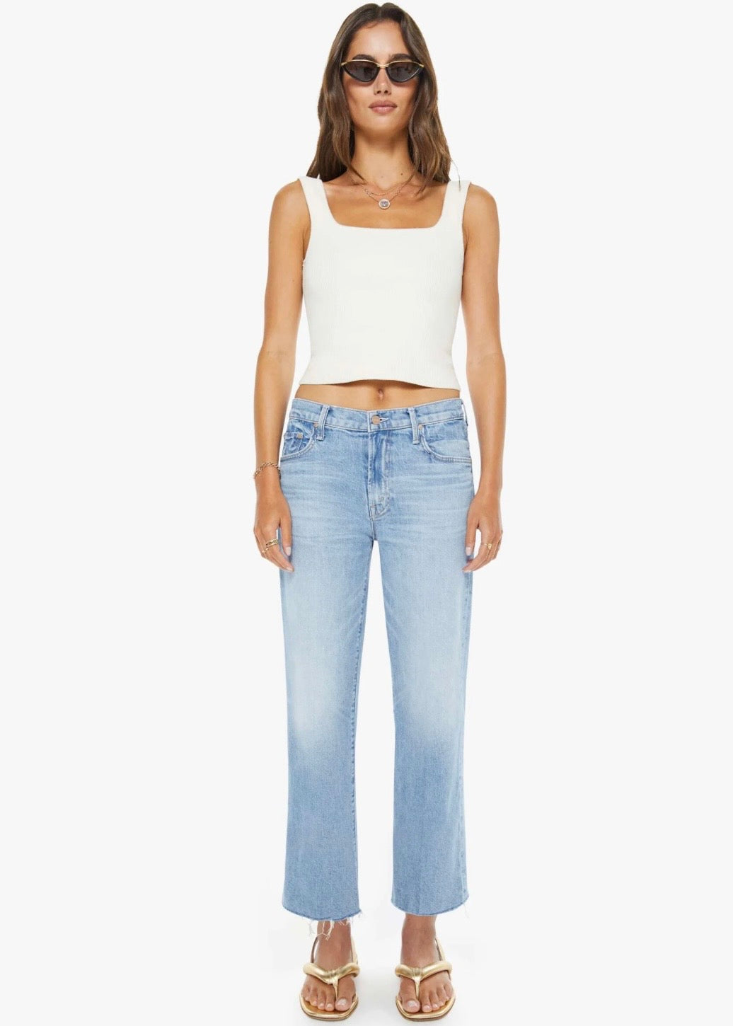 Mid Rise Rambler Zip Ankle Fray - Comeback Kid