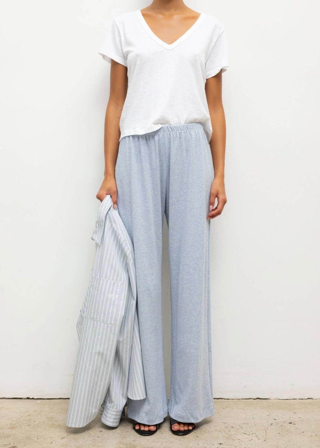 Nando Lounge Pant - Ciel Melange