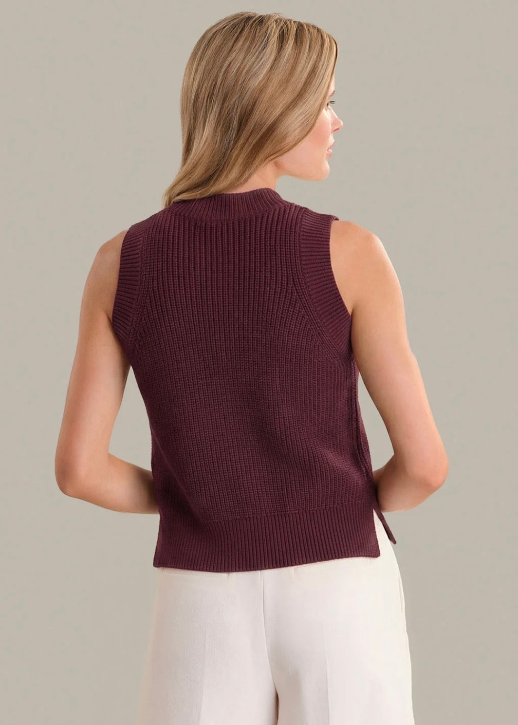 Demi Tank - Oxblood