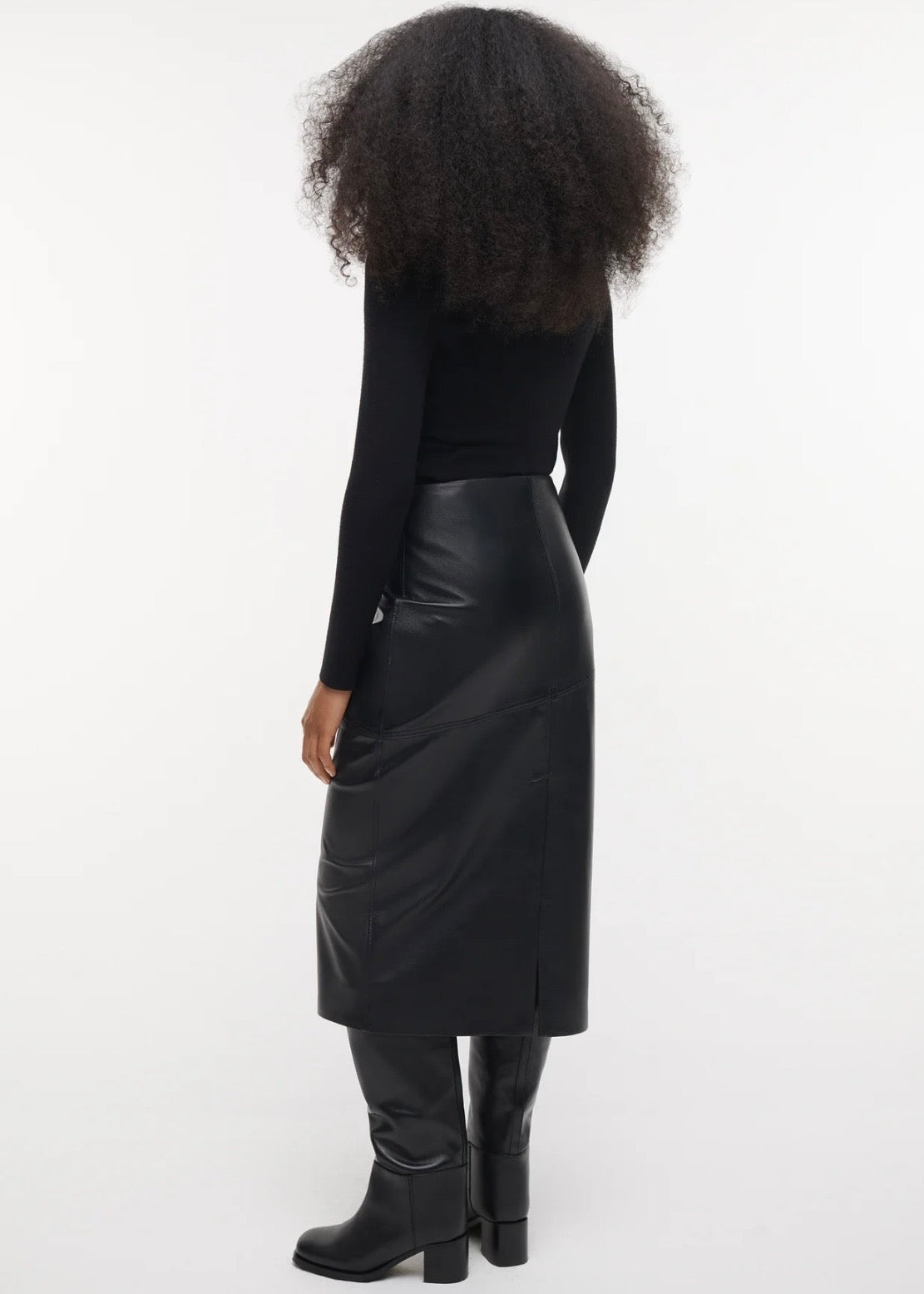 Heather Skirt - Black
