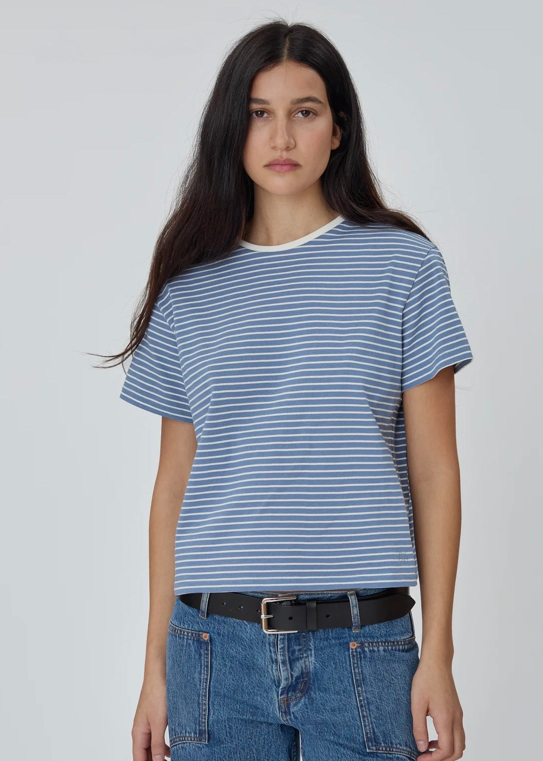 Stripe Tee - Blue