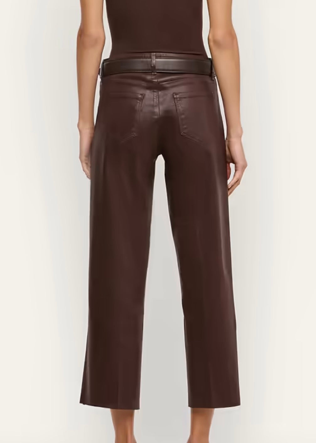 Wanda H/R Crop Jean - Java Coated