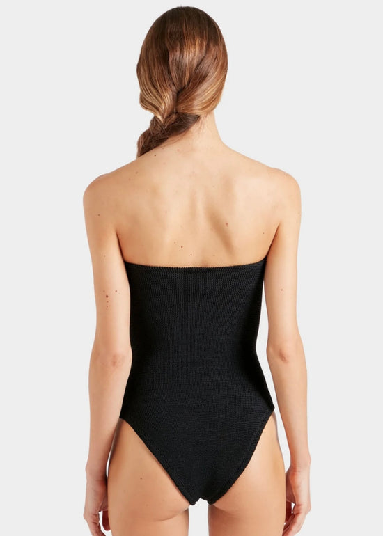 Dolly 1 Piece Swimsuit - Black/Gingham