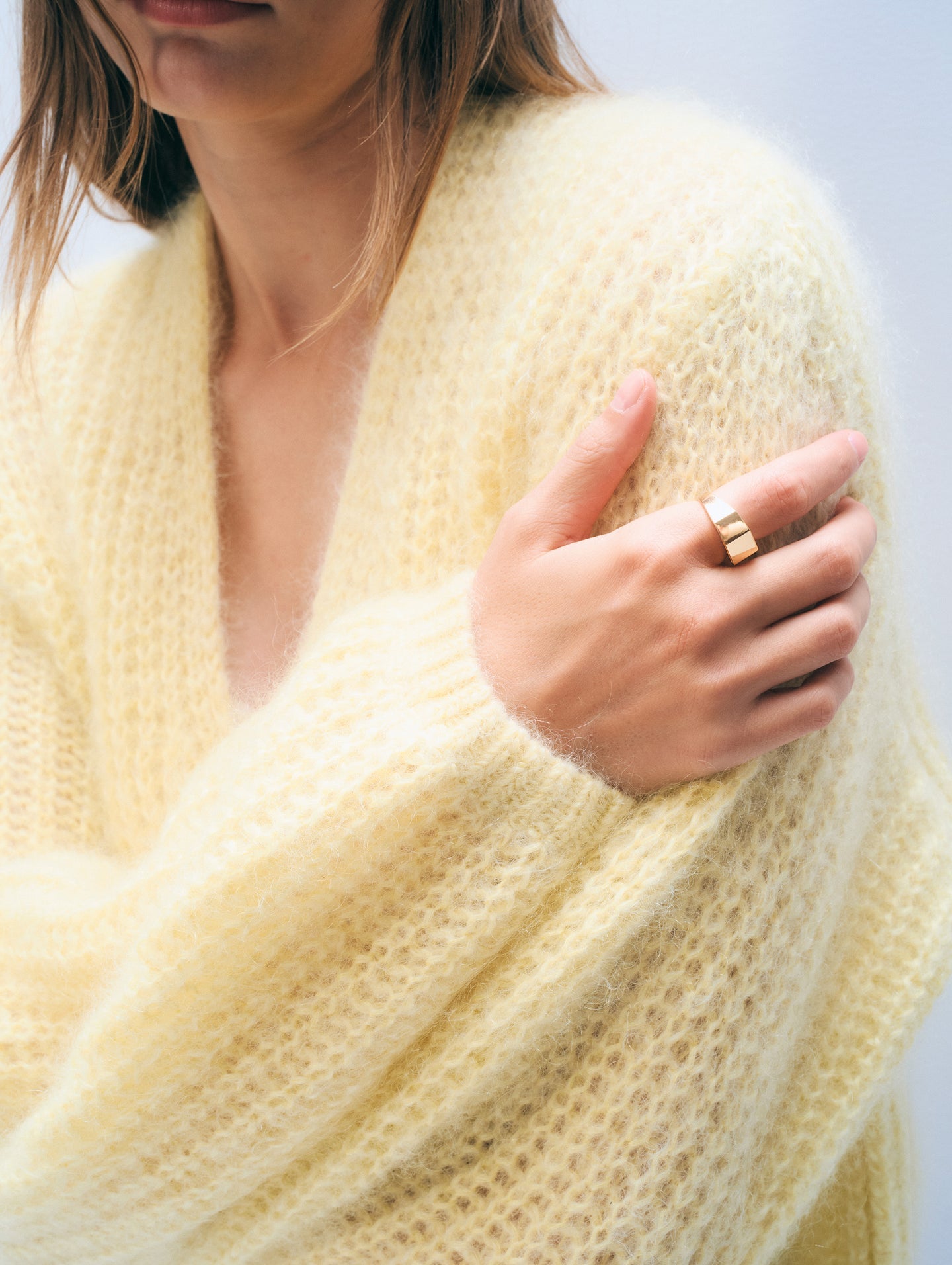 Mohair Luxe Cardigan - Lemonade