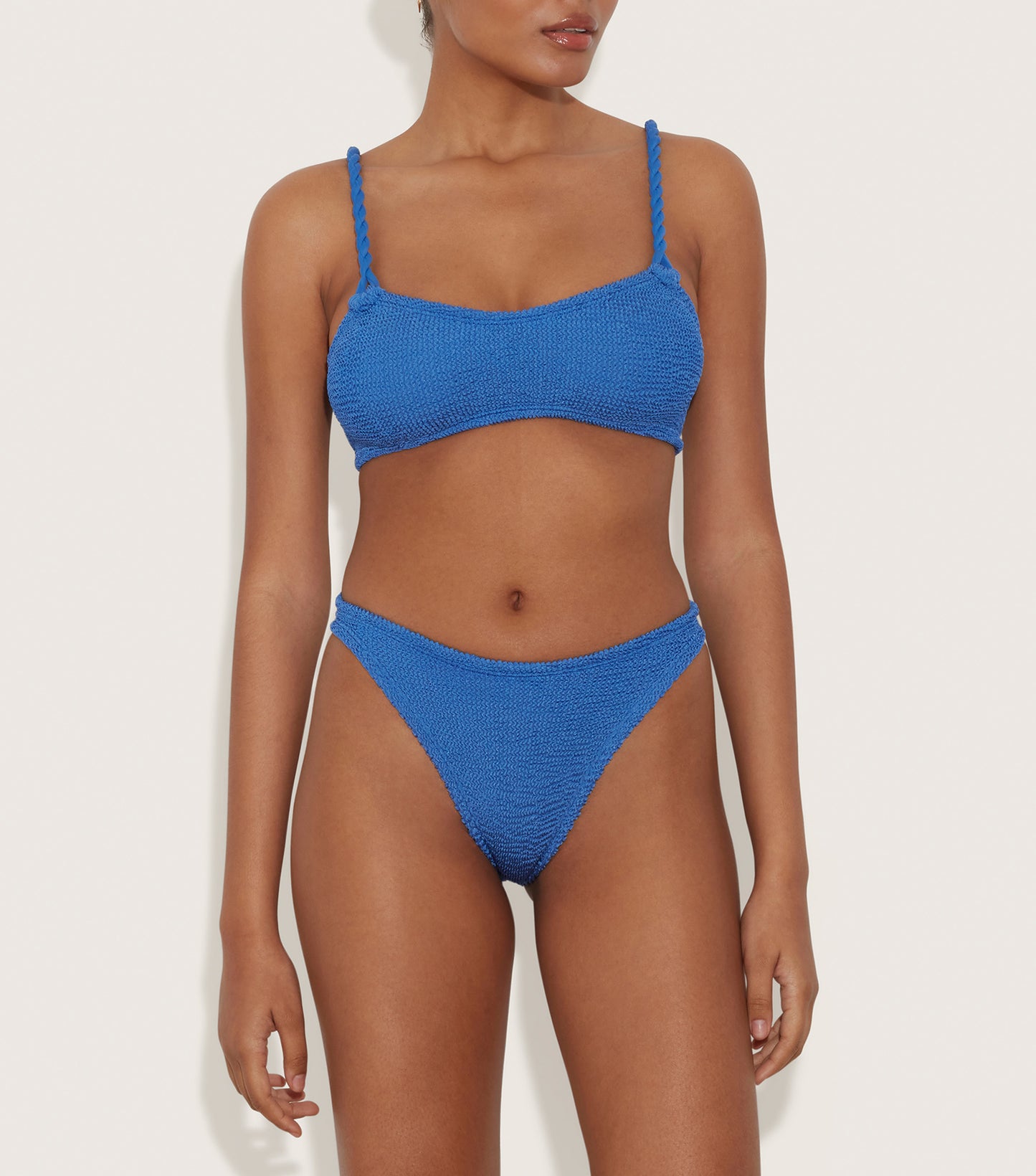 Phoebe Bikini - Metallic Denim