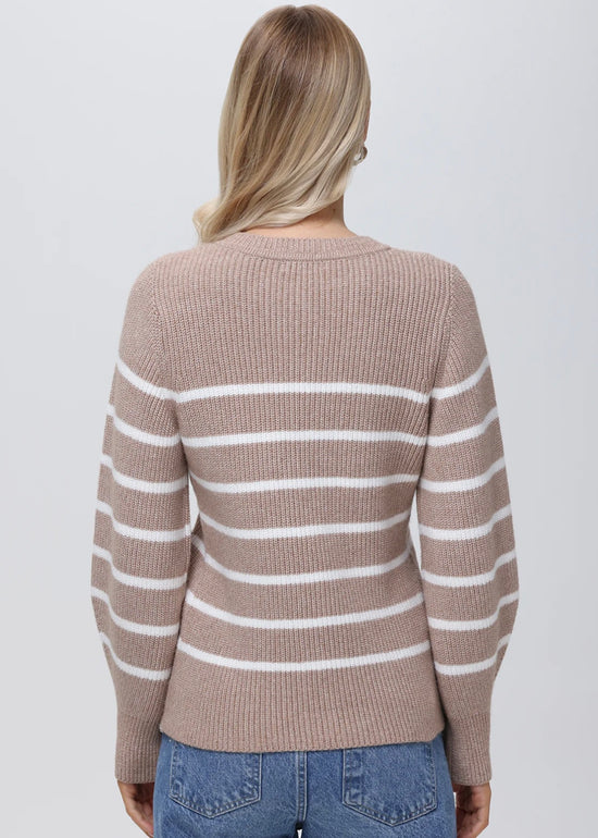 Josie Structured Cardigan - Light Taupe