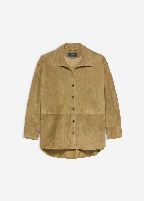 Catarine Suede Jacket - Olive