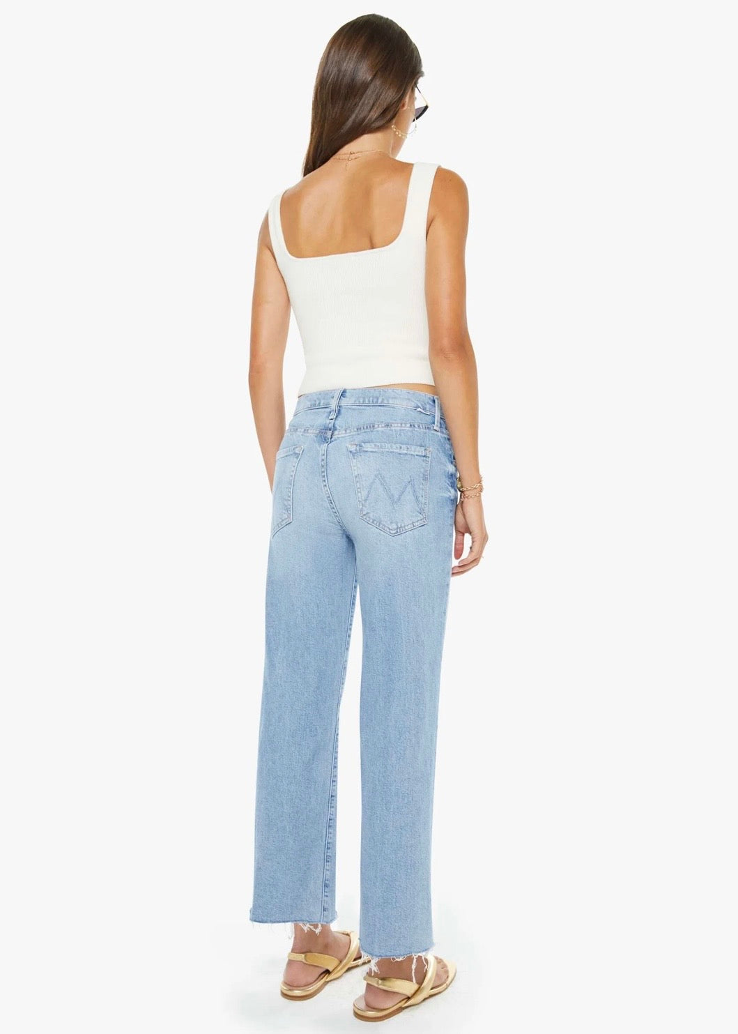 Mid Rise Rambler Zip Ankle Fray - Comeback Kid