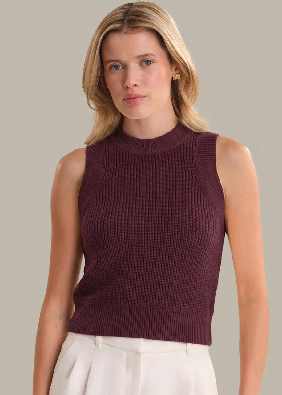 Demi Tank - Oxblood