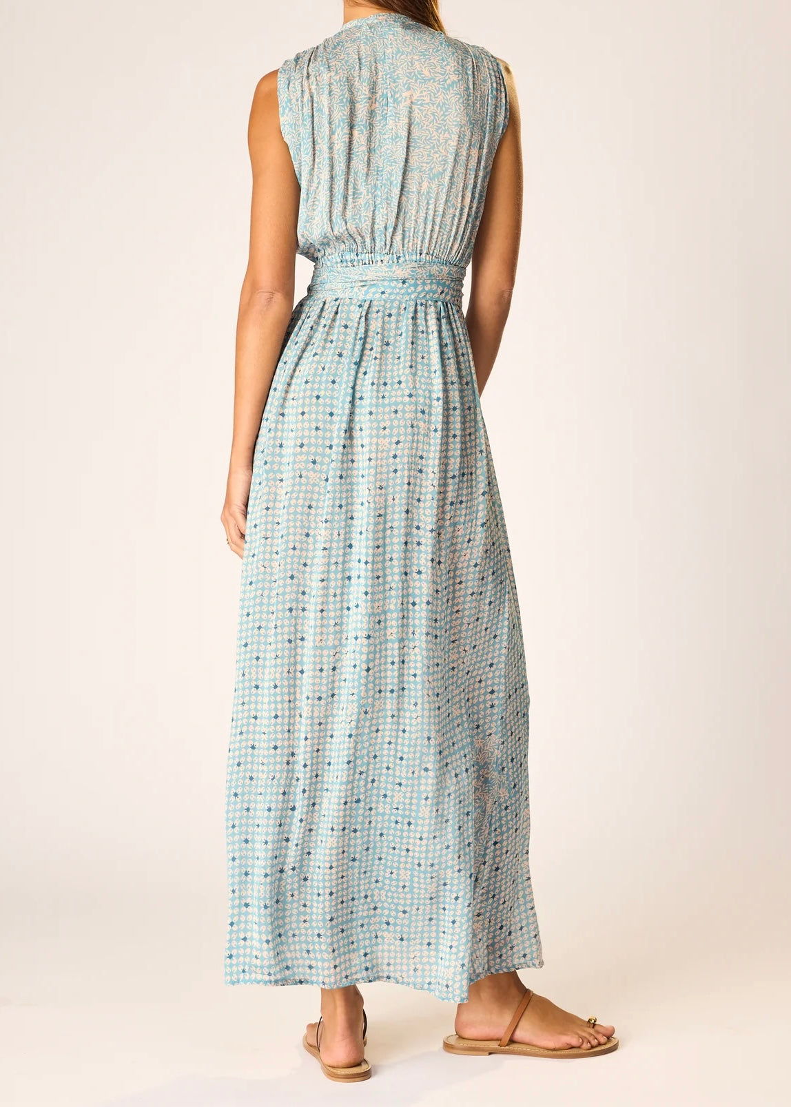 Nico Sleeveless Maxi Dress - Delphi Sky
