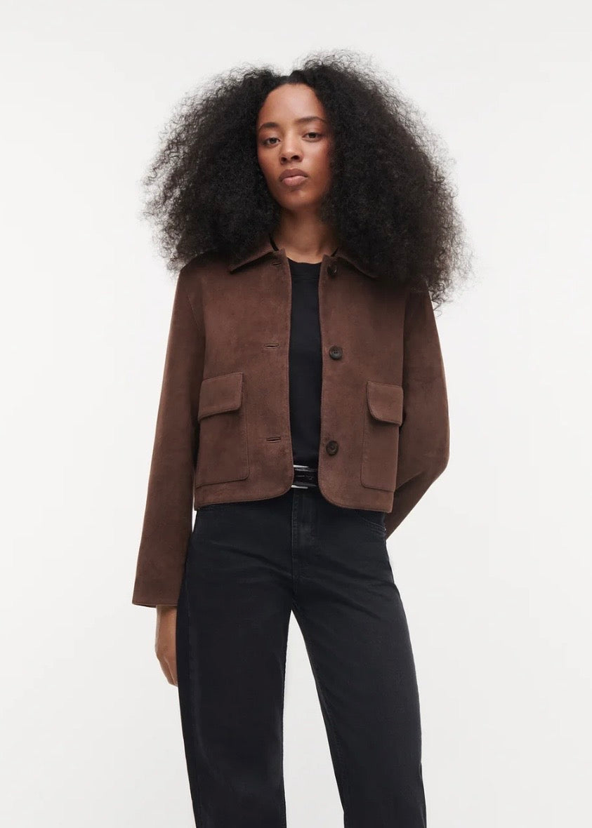 Marley Suede Jacket - Cacao