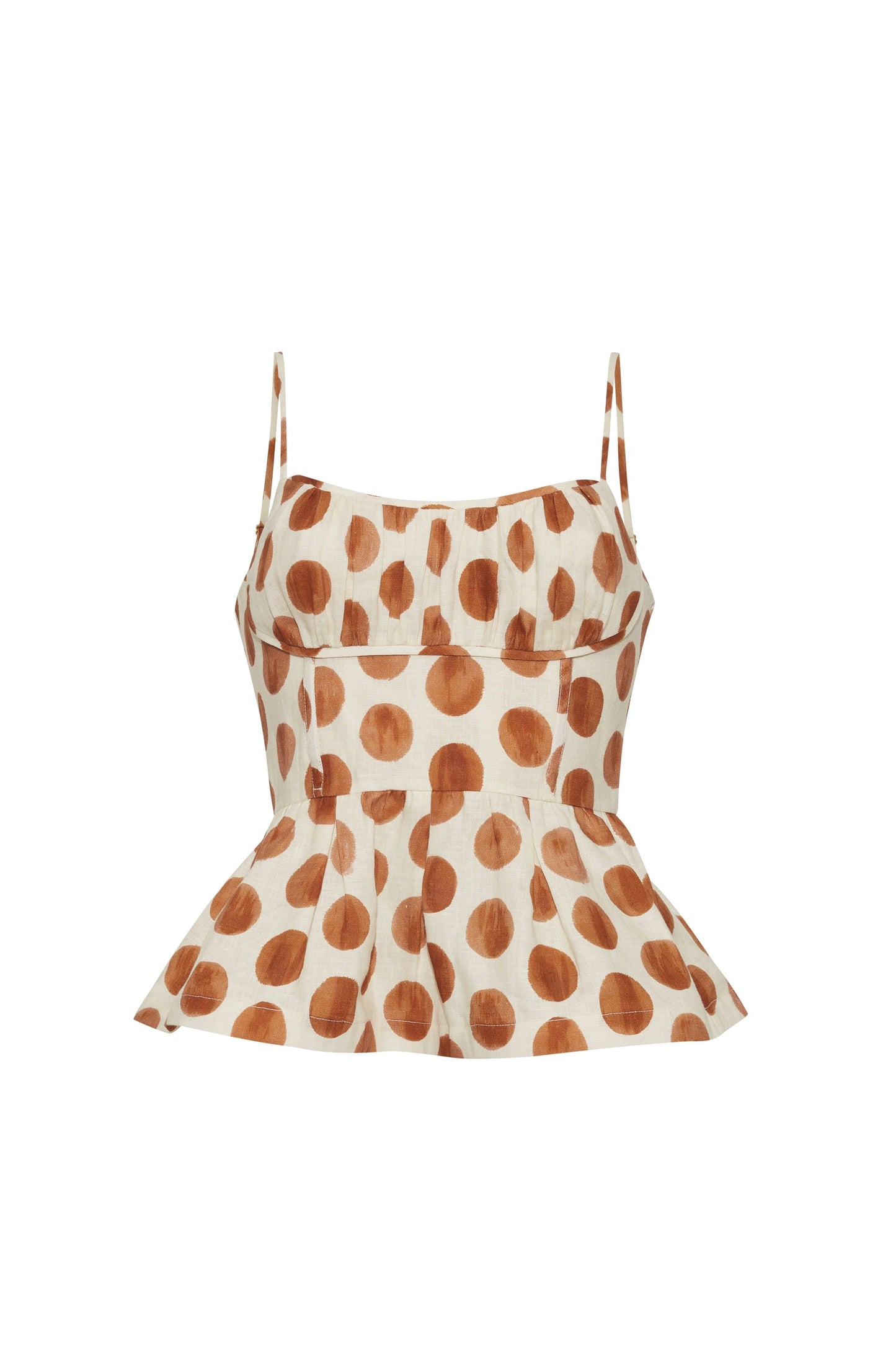 Alba Top - Celeste Spot Ginger