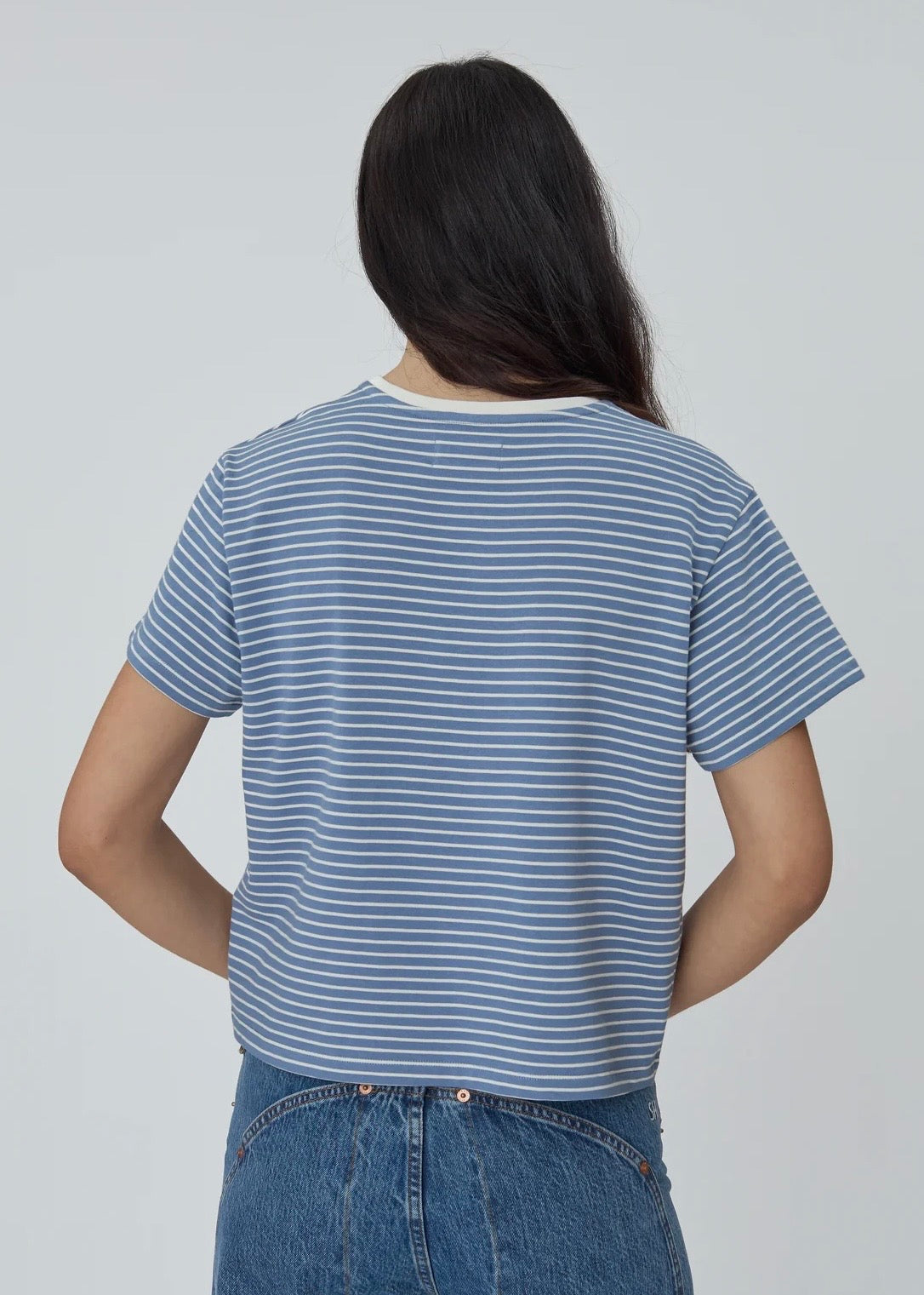 Stripe Tee - Blue