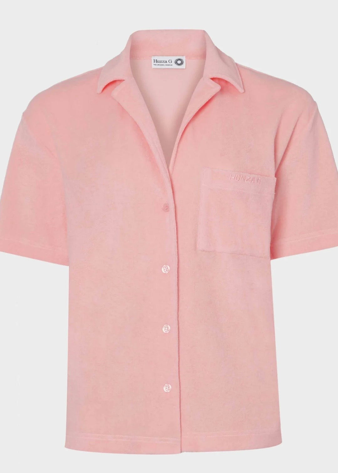 Terry Resort Shirt - Pink