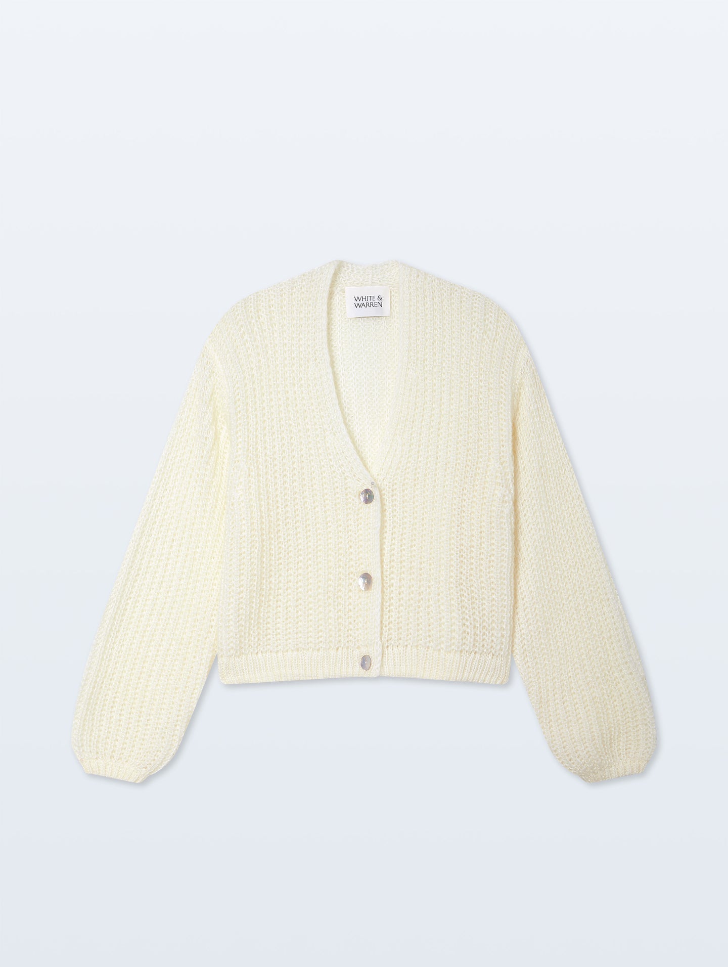 Mohair Luxe Cardigan - Ivory