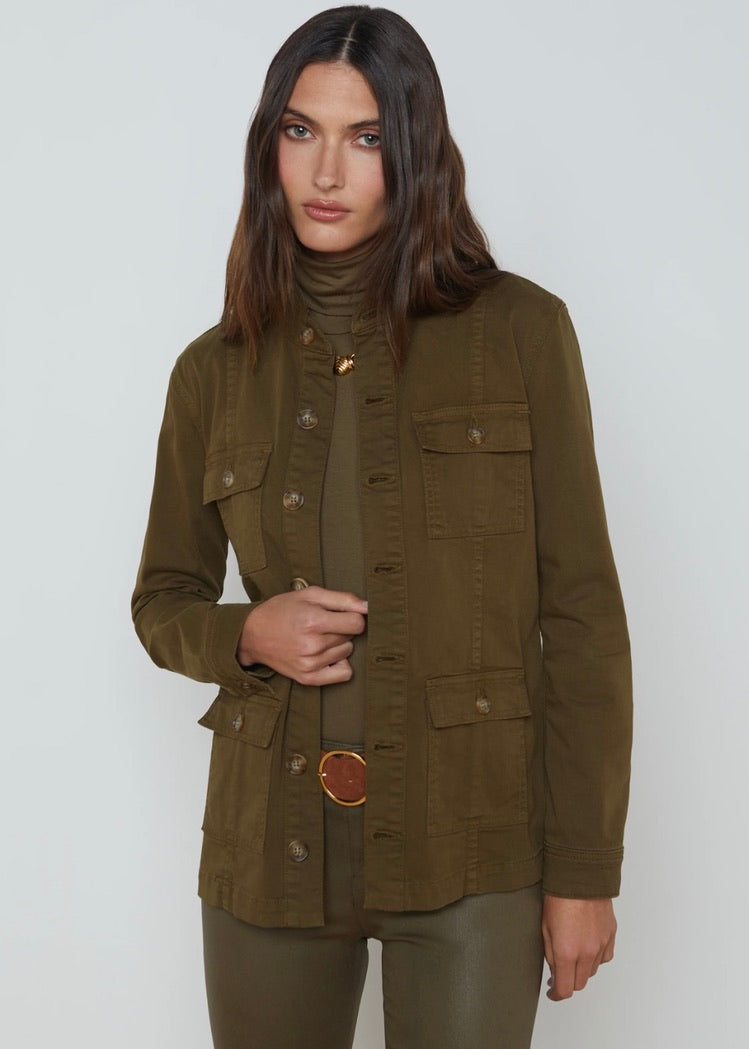 Eudice Utility Jacket - Khaki