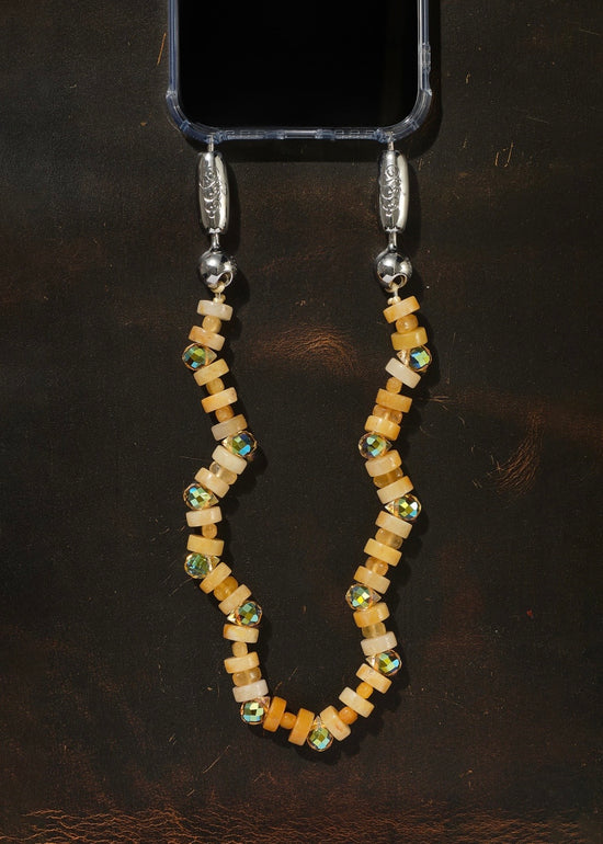 Teardrop Tile Wristlet - Lemon Jade