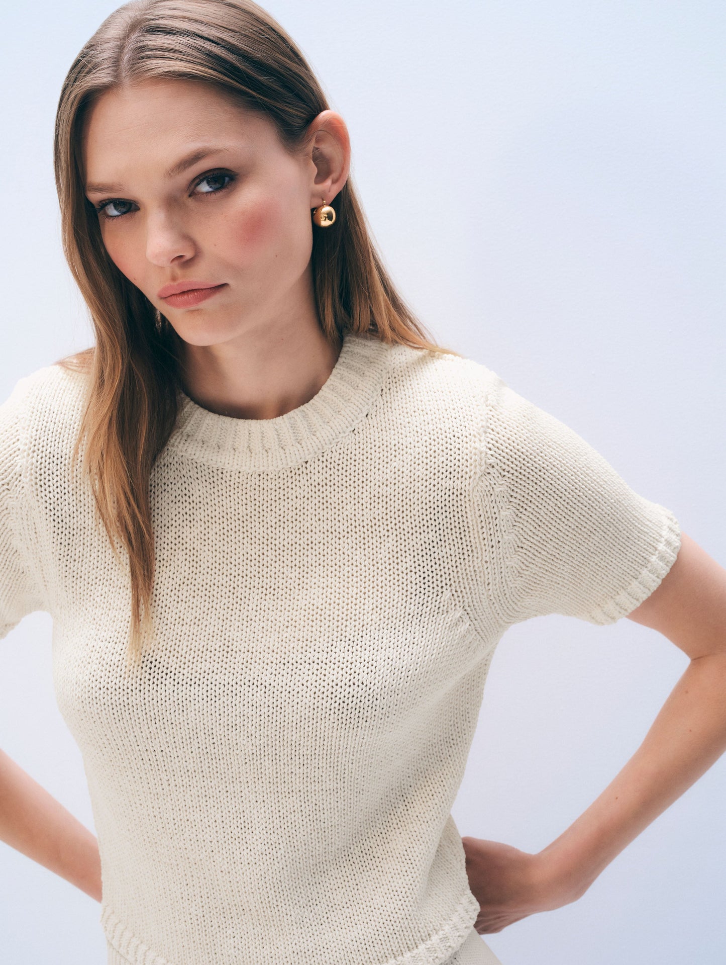 Luxe Organic Cotton Shirt - Ecru