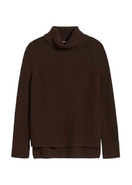 Stella Turtleneck Pullover - Coffee Bean
