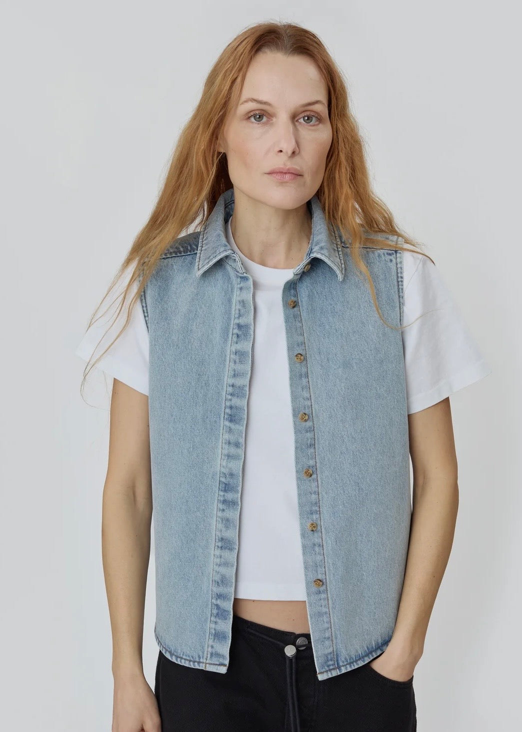 Emma Top - Vintage Blue