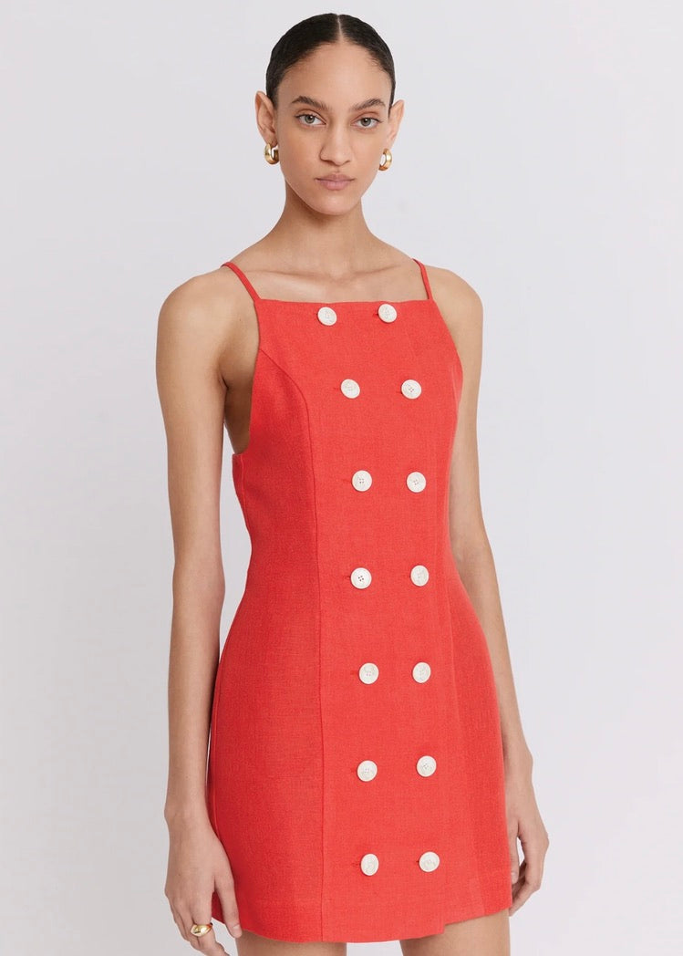 Double Breasted Tank Dress