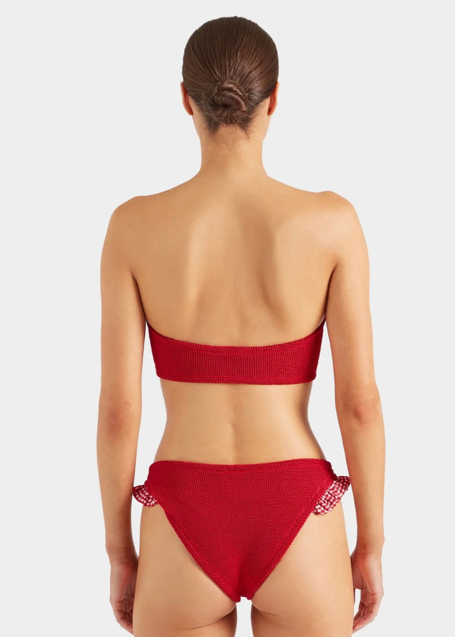 Jean Bikini - Red/Gingham