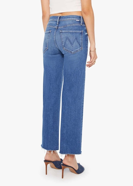 Mid Rise Rambler Ankle Fray Jean