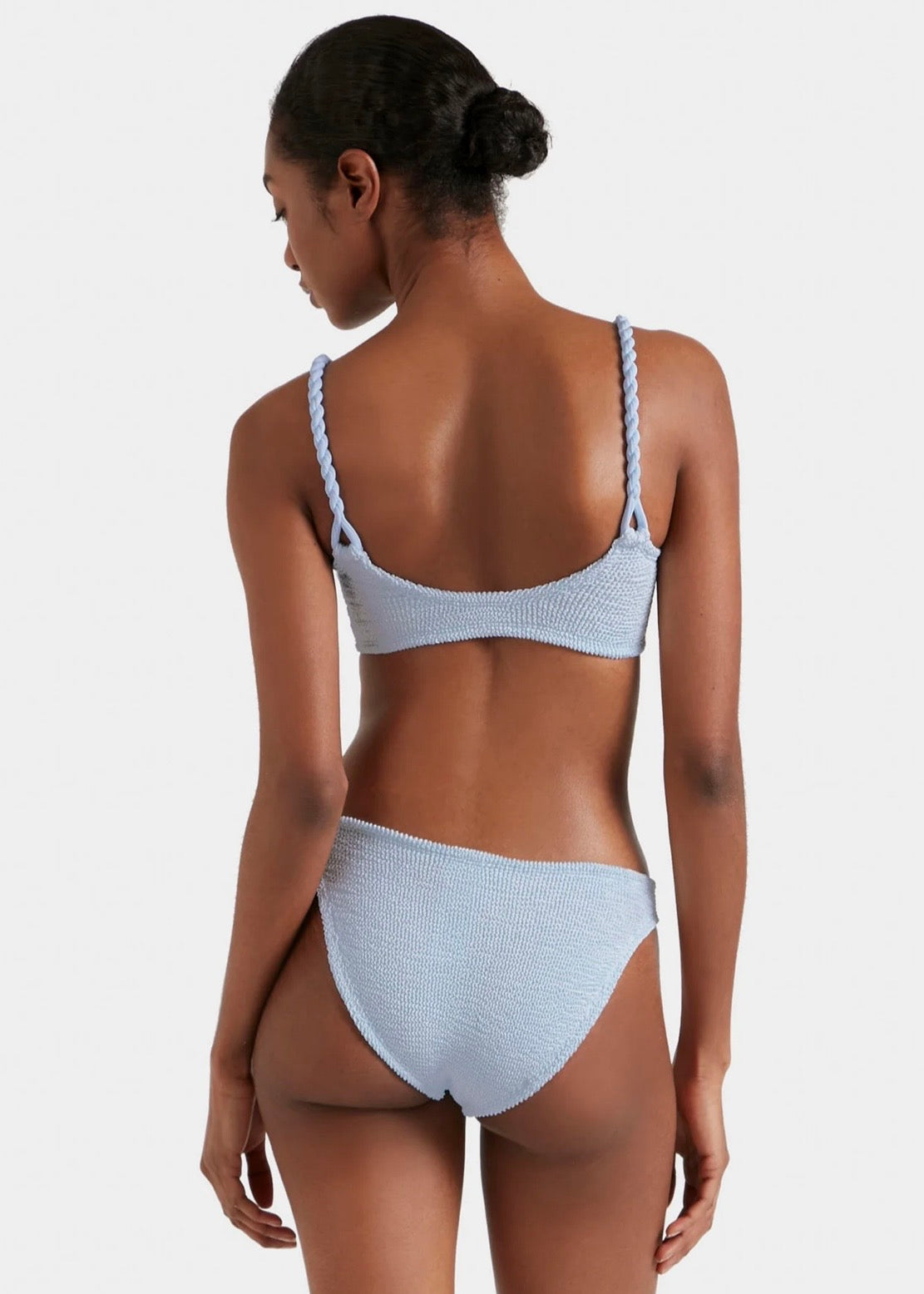 Phoebe Bikini - Metallic Ice Blue