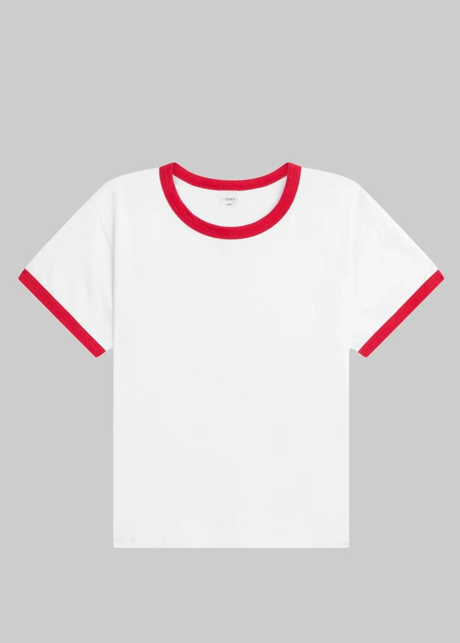 Margo Ringer Tee - White/Cerise