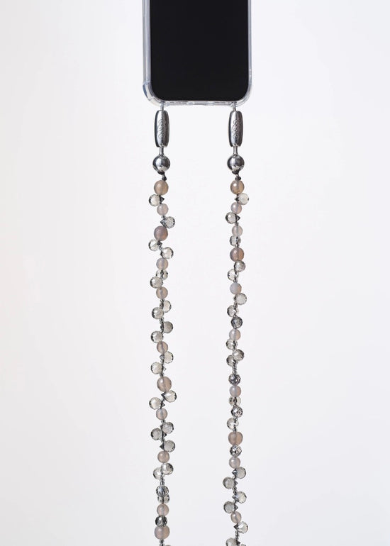 Faceted Crystal Crossbody - Black Diamond