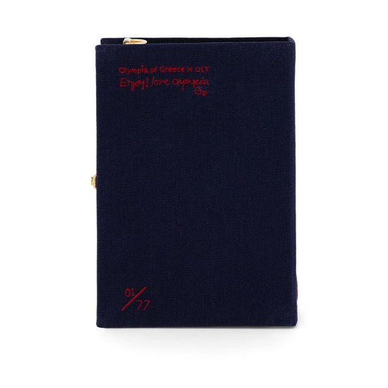 Dirty Martini Embroidered Book Clutch