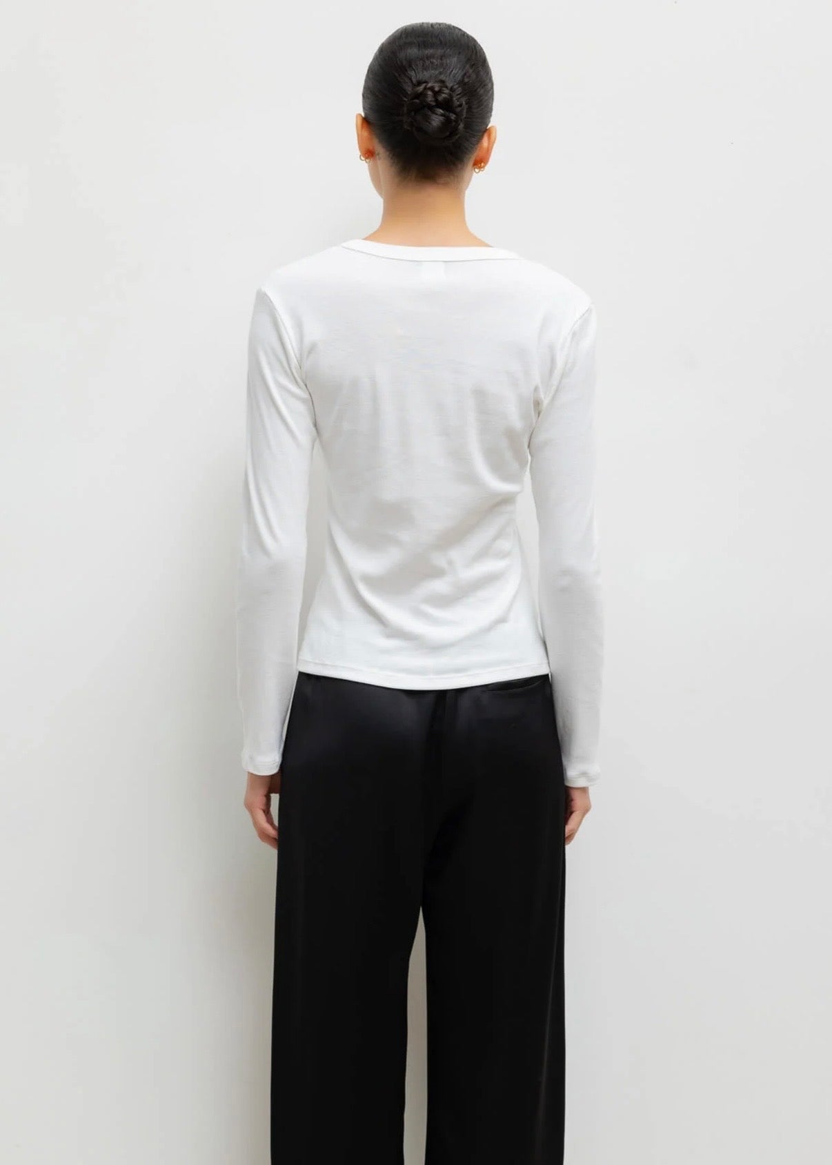 Nando Slim Fit Long Sleeve - White