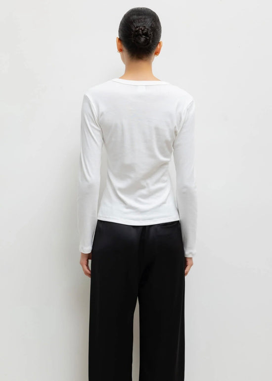 Nando Slim Fit Long Sleeve - White