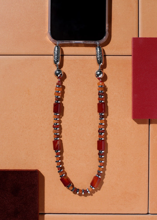 Palace Wristlet - Red Agate